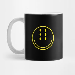 Six-Eyed Smiley Face, Medium Mug
